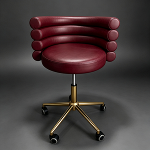 Tabouret de pédicure de luxe le plus vendu pour les techniciennes de salon de manucure, chaise portable de petite taille au design moderne - Product Image 4