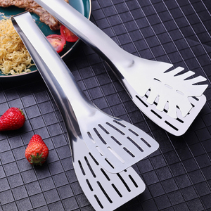 SF27 707 201Stainless Steel Kitchen Spatula 32CM Slotted Turner Fork Durable Household Cooking Tool All Season - Product Image 5