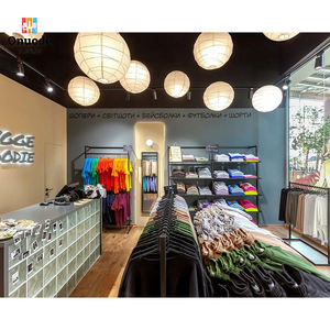 Custom Eco-Friendly Heavy Duty Clothing <b>Display</b> Racks | <b>Wall</b>-Mounted Garment <b>Cabinets</b> & Fashion Boutique Island Stands - Product Image 4