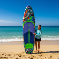 Planche de paddle gonflable ultra stable 11'6"x35"x6'' pour SUP et surf, prix de gros usine
