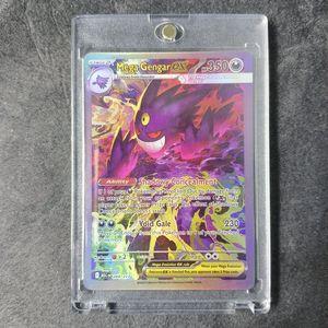 Cartes à collectionner holographiques arc-en-ciel de haute qualité, personnalisées, Mega Gengar EX, DIY, pour les fans de <span class=keywords><strong>Pokémon</strong></span> TCG, fabriquées par des fans, pour la collection des fans - Product Image 4