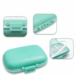 Boîte à pilules portable en silicone à 8 compartiments, distributeur hebdomadaire de médicaments pour 7 jours, conteneur de rangement – Vente chaude - Product Image 3