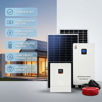 Système de stockage d'énergie solaire haute efficacité 10 kW 16 kWh, système solaire complet hors réseau pour maison
