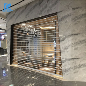 <span class=keywords><strong>Porte</strong></span> à enroulement en polymère transparente antivol avec ouverture latérale électrique pour usage en centre commercial, hôtel, entrepôt, appartement - Product Image 6