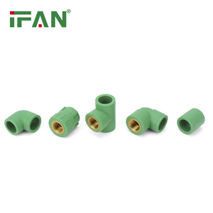 IFAN nhà sản xuất ISO 15874 PPR phụ kiện đường ống nước 20-125mm PPR ống và phụ kiện pn25 ống nhựa màu xanh lá cây PPR phụ kiện - Product Image 5