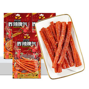 OEM Vente en gros Marque privée personnalisée Snacks Latiao traditionnels chinois épicés, en forme de bandes de gluten exotiques, en sachet, à base de céréales - Product Image 6