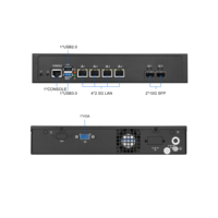 N100 12th Gen mini PC Firewall 4x NIC i226V 2.5G 2 ports 10G SFP 4LAN Mini PC Router 4G LTE appareil réseau