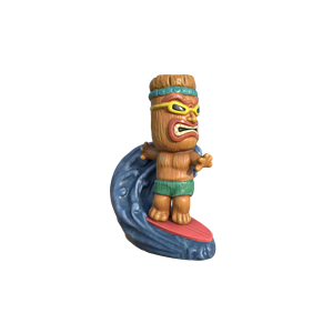 مخصص بالجملة درجة عالية اليدوية بارد أواني الشاطئ Hawaii surfboard أكواب السيراميك الصيف تصفح أكواب تيكي - Product Image 4