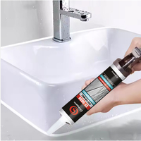 Sellador de Silicona Neutro de Secado Rápido Resistente a los Rayos UV para Trabajos en Madera, Ventanas de Vidrio, Sellado Resistente a la Intemperie