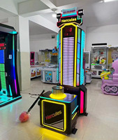 Machine d'arcade Hercules de qualité commerciale pour test de force de frappe à monnayeur, construction métallique, garantie 1 an, version anglaise