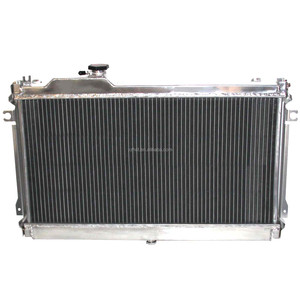 Para Mazda <span class=keywords><strong>Mia</strong></span> 1.6L I4 1989-1997 Radiador <span class=keywords><strong>de</strong></span> aluminio completo con cubierta <span class=keywords><strong>de</strong></span> ventilador - Product Image 6