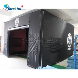 Outdoor portable inflatable movie screen cage golf simulator driving range tent inflatable golf tent