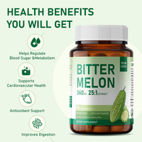 Complément Nutritionnel Personnalisé : Comprimés d'Extrait de Melon Amer, Complément Alimentaire à Base de Plantes, Fabricant OEM