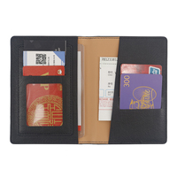 Cuero oro estampado personalizado tarjeta de crédito pasaporte titular caso viaje al por mayor pasaporte cubierta