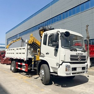 รถเครนติดรถบรรทุก Dongfeng 4x2 8 ตัน แบบ Knuckle Boom Crane ราคาโรงงาน ขาย - Product Image 3