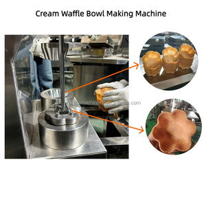 Machine à fabriquer et à cuire des cornets de crème glacée pour usage commercial avec <span class=keywords><strong>moule</strong></span> à cornets et <span class=keywords><strong>moule</strong></span> en forme de fleur - Product Image 3