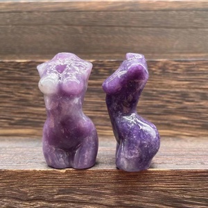 2 Inch Natural Healing Gemstone <b>Crystal</b> Woman Model Carving Crafts Amethyst <b>Crystal</b> Gifts <b>Crystal</b> Model - Product Image 6