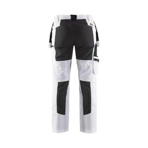 BLAKLADER - 791010001099C34 Women's <b>painter</b> trousers with stretch White/Black - EAN 7330509625323 WORK TROUSERS - Product Image 2