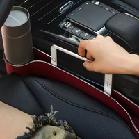 Bande anti-chute universelle Accessoires d'intérieur en acier inoxydable Kit de remplissage d'espace de siège de voiture avec boîte de rangement étanche