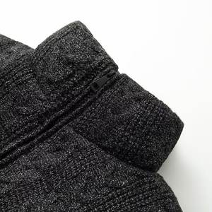 PB & ZA femmes 2025 nouvelle mode tissu tricoté est chaud et épais veste manteau Vintage à manches longues vêtements d'extérieur pour femmes Chic <span class=keywords><strong>surchemise</strong></span> - Product Image 4