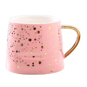 Taza de cerámica con diseño de cielo estrellado para oficina, taza creativa con mango dorado para café, leche, regalo, norte de Europa - Product Image 1