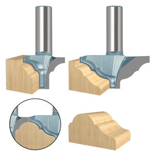 2PC cửa xô dòng phay cắt cửa và cửa sổ dòng <span class=keywords><strong>bit</strong></span> khung ảnh End Mill tay vịn công cụ dòng Mortise và tenon <span class=keywords><strong>Router</strong></span> <span class=keywords><strong>bit</strong></span> - Product Image 1