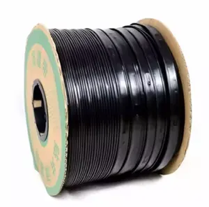 2024 Plastic Agricultural Irrigation Drip Tape system flat emitter type black China supply farm and garden