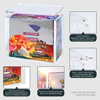Boîte d'affichage magnétique en acrylique écologique ETB avancée, compatible avec le boîtier en plastique Elite Training
