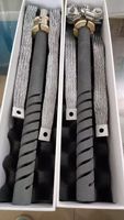 Éléments chauffants en carbure de silicium MUZI LN de type tiges céramiques à spirale simple et double, résistants à l'oxydation pour divers fours