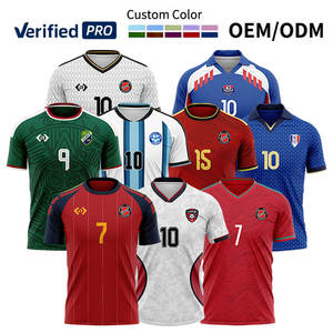 Camiseta de Fútbol de Equipos Nacionales Personalizada al por Mayor 2026, Camiseta de Fútbol Mundial Transpirable de Secado Rápido, Uniforme de Fútbol Digital de Alta Calidad - Product Image 1