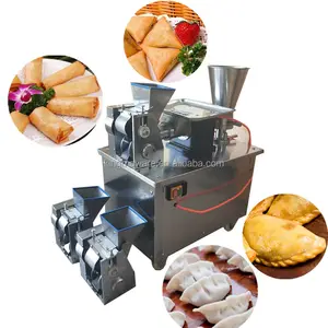 Mesin pembuat Ravioli isi komersial mesin pembuat pangsit mesin pembuat Siomai Jgl135-6a Samosa Rusia Restoran Kecil