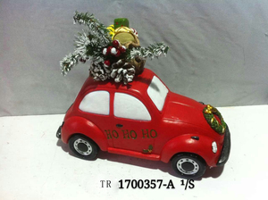 Hot Retro Pot Pot semen berbentuk mobil, Pot bunga penanam sukulen untuk taman & meja kerajinan Resin buatan tangan - Product Image 6