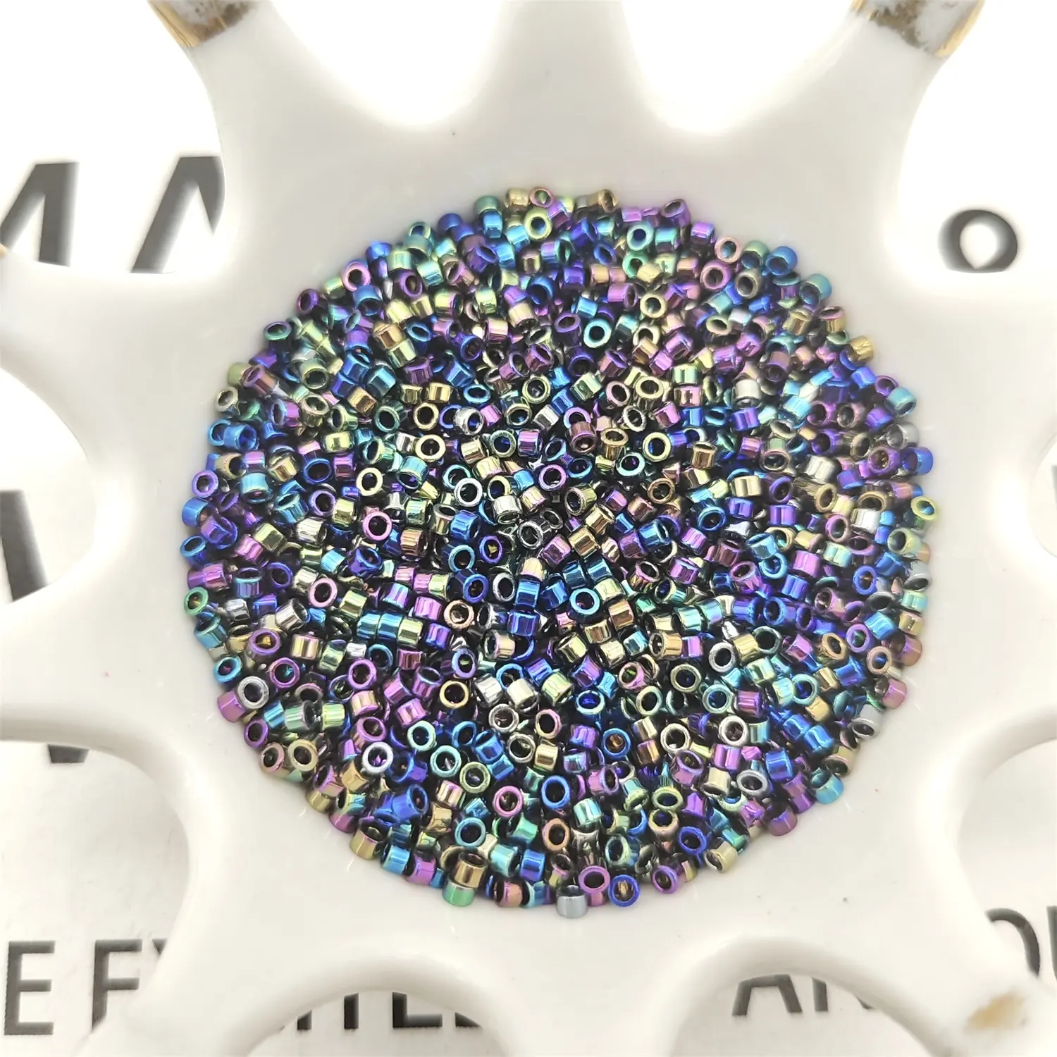 Fabrik Großhandel Hochwertige Stick perlen für Stoffs tickerei Maschine Glasperlen