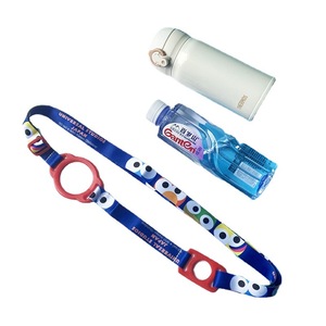 Custom Logo Agriculture Use China Polyester Water <b>Bottle</b> Lanyard Sublimation Printing Promotional Keychains & Carabiners - Product Image 4