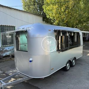 Camion de restauration rapide mobile en acier inoxydable pour hot-dogs, pizzas, café, glaces, remorque alimentaire OEM, camion OEM à vendre - Product Image 1