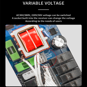 รีโมทคอนโทรลไร้สายกันน้ำ Three Defense F21-E1B สำหรับเครนอุตสาหกรรม รีโมทคอนโทรลวิทยุสำหรับเครนยก - Product Image 6
