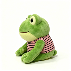 Peluche de rana personalizado, peluche de rana adorable, peluche de rana suave, peluche de rana verde. - Product Image 3