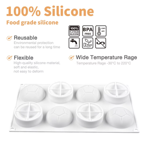 SILIKOLOVE nouveau moule à gâteau mousse MICHETTA moule à <span class=keywords><strong>pâtisserie</strong></span> en silicone pour les desserts <span class=keywords><strong>haute</strong></span> cuisine outils de sugarcraft - Product Image 6