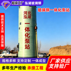 Honghu Lake Integrated Fiberglass Pumping Station 380V Intelligent Remote Control Sewage Lifting Station - Product Image 5
