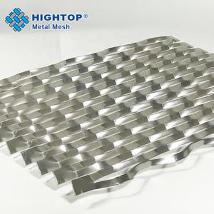 Écrans architecturaux décoratifs de maille augmentée en métal d'acier inoxydable pour l'utilisation de façade et de séparation d'Oman - Product Image 5