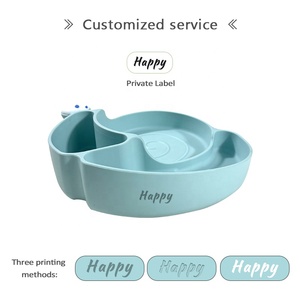 Bambini bambino cibo alimentazione mangiare bambino morbido in Silicone piastra di aspirazione bambina carina lumaca in Silicone piatto Plato De Caracoles - Product Image 4