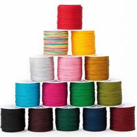 Cordon en nylon pour la fabrication de bijoux, 0,8 mm, fil à perles DIY, 47 couleurs, fil à macramé, bracelet et corde artisanale