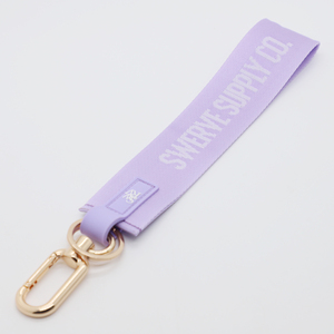 LLavero de pulsera de tela Jacquard estilo OEM <span class=keywords><strong>LuLu</strong></span>, cordones de etiqueta de aire, correa para llave, Mochila deportiva para Yoga, llaveros colgantes - Product Image 3