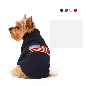 Per <span class=keywords><strong>i</strong></span> classici di Natale del nuovo anno cappotto per cani a righe in lana eco-friendly inverno caldo a prova di freddo di lusso confortevole classico cane da compagnia - Product Image 2