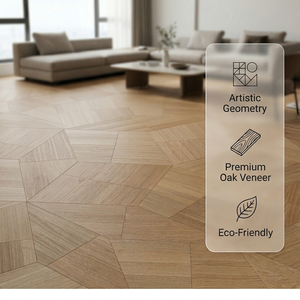 <span class=keywords><strong>Parquet</strong></span> <span class=keywords><strong>en</strong></span> chêne massif moderne, style Tangram, système <span class=keywords><strong>de</strong></span> pose par clic <span class=keywords><strong>de</strong></span> 1,2 mm, décoration intérieure, salon, villa, <span class=keywords><strong>salle</strong></span> <span class=keywords><strong>de</strong></span> <span class=keywords><strong>bain</strong></span> - Product Image 1