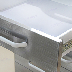 यिम्मी स्टेनलेस स्टील ट्रॉली मोबाइल कैबिनेट गाइड स्लाइडर <span class=keywords><strong>5</strong></span> दराज भंडारण कैबिनेट सौंदर्य सैलून भंडारण मोबाइल दंत कैबिनेट - Product Image 6