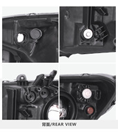 Lampu Depan Halogen Model OEM, Lensa PC Lampu Utama Depan untuk Honda Fit Jazz GK5 2014-2019 Generasi ke-3 Hatchback