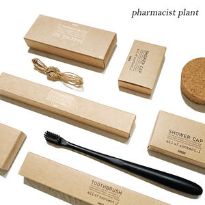 Juego de Cepillo de Dientes y Pasta Dental Desechables de Pelo Suave, en Papel Kraft para Hoteles, Alojamientos y Suministros de Baño - Product Image 5