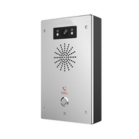 Intercomunicador de video IP bidireccional de alta durabilidad SIP 2,0 Acceso de puerta de un toque Red POE Teléfono VoIP para ascensores de apartamentos