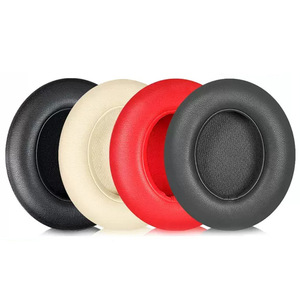 Coussinets d'oreille en cuir protéiné plus doux pour écouteurs <span class=keywords><strong>Beats</strong></span> <span class=keywords><strong>Studio</strong></span> 2 <span class=keywords><strong>3</strong></span>, coussinets en <span class=keywords><strong>mousse</strong></span> à mémoire de forme, coussinets de remplacement, confort supérieur - Product Image 5